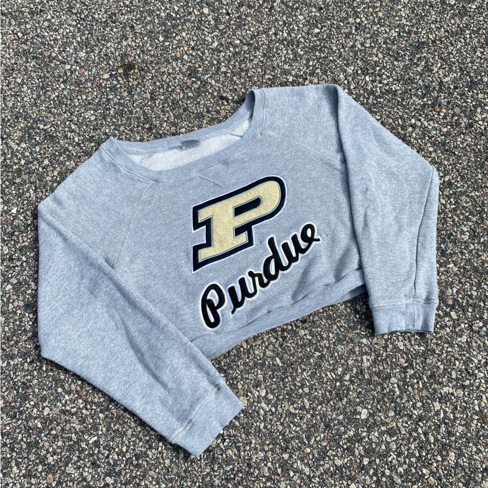 Purdue Cropped Sweatshirt